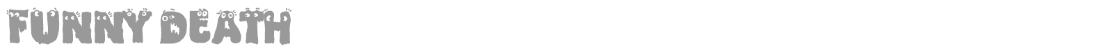 Funny Death font preview